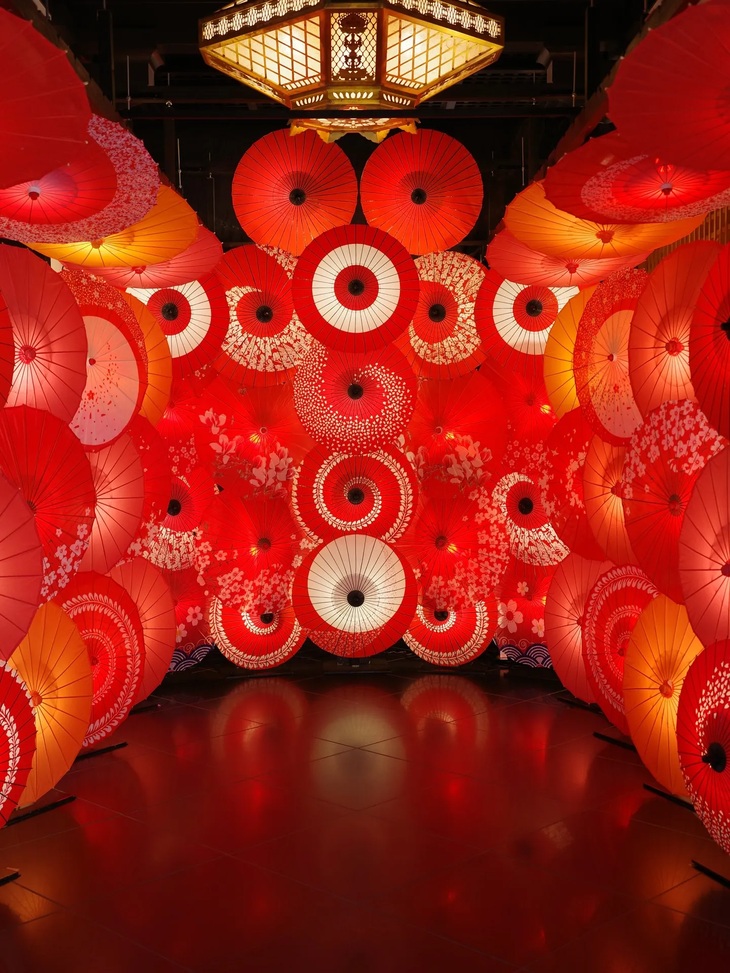 法多山尊永寺　和傘アート